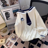 Ndyad Collar Preppy Pullover HZ1024