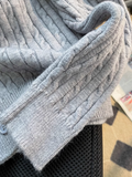 Ndyad Vintage Cable Knit Cardigan HZ1024