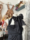 Ndyad Black Halter Neck A-Line Chiffon Short Party Dresses Birthday Evening Dresses HZ1024
