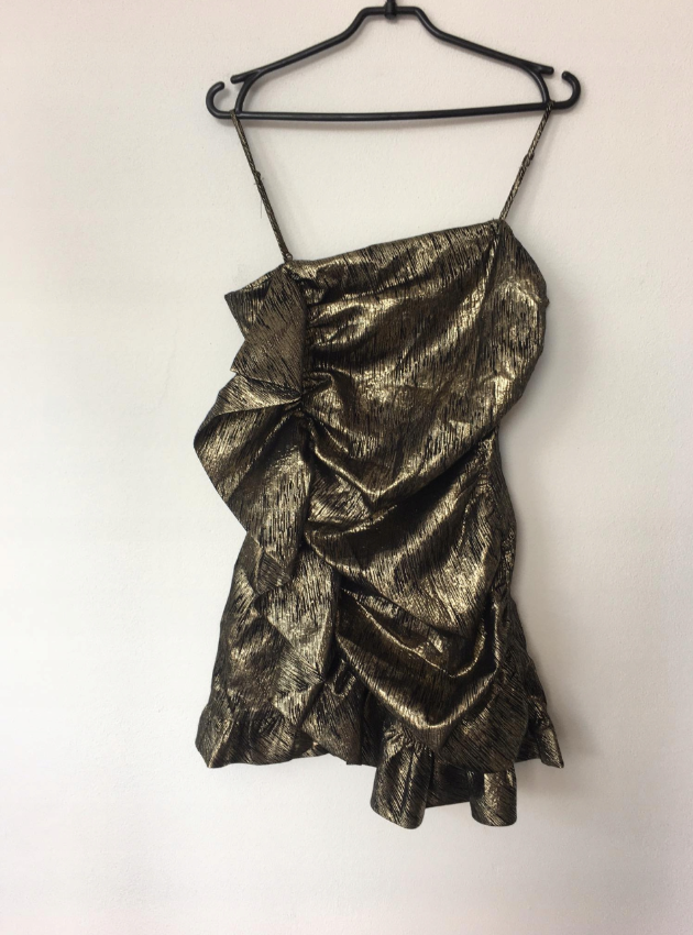 Ndyad Black Gold Strapless Bodycon Short Party BirthdayDresses Sexy Homecoming Dresses HZ1024