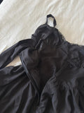 Ndyad Black Thin Strap A-Line Short Prom Dresses Birthday Party Dress HZ1024