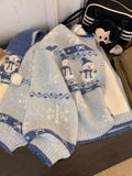 Ndyad Outfit Fair Isle Mohair Sweater HZ1024