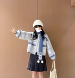 Ndyad Outfit Fair Isle Mohair Sweater HZ1024