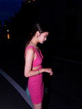 Ndyad V-neck Sheath Fashion Party Dress Sweet Homecoming Dress HZ1024
