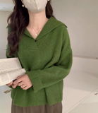 Ndyad and winter lapel raccoon fleece sweater HZ1024