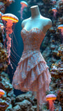 Ndyad Sweetheart Neck A-Line Tulle Beading Short Prom Dresses Sweet Birthday Dress HZ1024