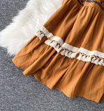 Ndyad V Neck Short Dress Fashion Dress HZ1024