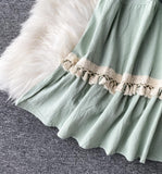 Ndyad V Neck Short Dress Fashion Dress HZ1024