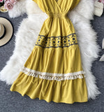 Ndyad V Neck Short Dress Fashion Dress HZ1024