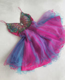 Ndyad Spaghetti Strap A-Line Tulle Beaded Short Homecoming Dresses,Sweet 16 Dresses HZ1024