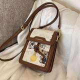 Ndyad small square shoulder bag mini crossbody mobile phone bag HZ1024
