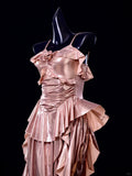 Ndyad Rose Gold Pink Spaghetti Straps Sheath Satin Short Prom Dresses Birthday Party Dress HZ1024