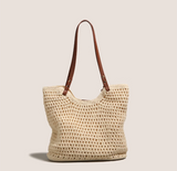 Ndyad Tote Bag Beach Vacation Large Capacity Shoulder Bag HZ1024