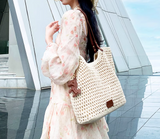 Ndyad Tote Bag Beach Vacation Large Capacity Shoulder Bag HZ1024