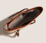 Ndyad Capacity Beach Grass Woven Commuter shoulder bag HZ1024