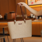 Ndyad Capacity Beach Grass Woven Commuter shoulder bag HZ1024