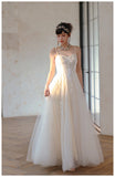 Ndyad Apricot A-Line A-Line Spaghetti Strap Party Dress, Tulle Sweet Birthday Outfit HZ1024