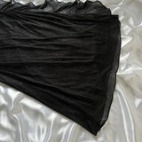 Ndyad Black Sweetheart Neck Bodycon Birthday Dresses Ruffle Chiffon Formal Dresses Party Dress HZ1024