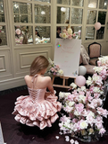 Ndyad Halter Homecoming Dress Short Ball Gowns Sweet 18th Birthday Outfit Fashion Party Dress HZ1024