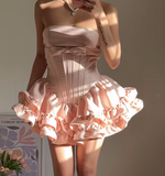 Ndyad Halter Homecoming Dress Short Ball Gowns Sweet 18th Birthday Outfit Fashion Party Dress HZ1024