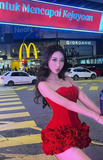 Ndyad Red Strapless Party Dress Bodycon Short Birthday Outfit Homecoming Dress HZ1024