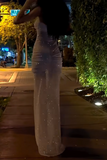 Ndyad Champagne Sweetheart Sheath Chiffon Birthday Party Dress Elegant Formal Dress Graduation Prom Dresses HZ1024