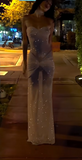 Ndyad Champagne Sweetheart Sheath Chiffon Birthday Party Dress Elegant Formal Dress Graduation Prom Dresses HZ1024