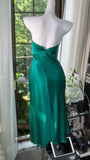 Ndyad Dark Green Strapless Short Sheath Formal Dress Party Dress HZ1024