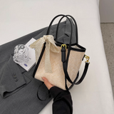 Ndyad all-match hand-woven commuter shoulder bag crossbody tote bag HZ1024