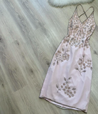 Ndyad V-neck Sheath Short Formal Dress Elegant Silk Beaded Evening Dress Backless Homecoming Dress HZ1024