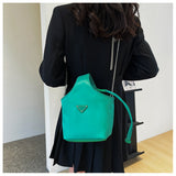 Ndyad Nylon Chain Portable Bucket Bag HZ1024