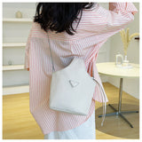 Ndyad Nylon Chain Portable Bucket Bag HZ1024