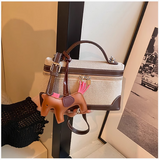 Ndyad versatile canvas messenger bag square bucket bag HZ1024