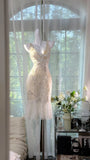 Ndyad V-neck Bodycon Short Formal Dress Elegant Lace Beaded Evening Dress Homecoming Dress HZ1024