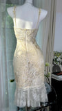 Ndyad V-neck Bodycon Short Formal Dress Elegant Lace Beaded Evening Dress Homecoming Dress HZ1024