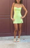 Ndyad Spaghetti Straps Bodycon Formal Dresses Cute Satin Hoco Dresses Party Dress HZ1024