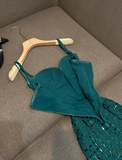 Ndyad Teal Sheath Short Formal Dress Chiffon Rhinestone Birthday Party Dress Elegant Hoco Dress HZ1024