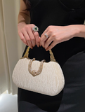 Ndyad Wedding Bag Rhinestone Metal Buckle Banquet Party Handbag HZ1024