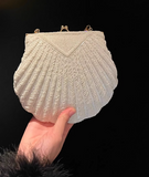 Ndyad Beige Wedding Bag Vintage Banquet Party Handbag HZ1024