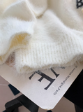 Ndyad doll 3D bear pendant imitation mink sweater HZ1024