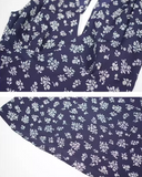 Evafashion Retro Floral Sleeveless Halter Dress HZ1024