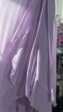 Ndyad Purple Sheath V-neck Chiffon Prom Dress Formal Evening Dress HZ1024