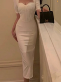 Ndyad slim fit five-quarter sleeve hip dress HZ1024