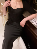 Ndyad slim fit five-quarter sleeve hip dress HZ1024