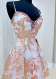Ndyad Sweetheart Neck A-Line Tulle Short Prom Dresses, Sleeveless Homecoming Dresses HZ1024