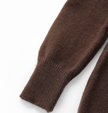 Evafashion pattern crew neck long sleeve sweater HZ1024