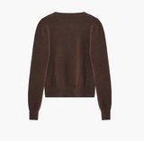 Evafashion pattern crew neck long sleeve sweater HZ1024