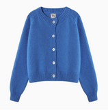 Evafashion round neck loose cardigan HZ1024