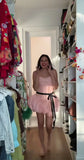 Ndyad Pink Ball Gown Strapless Formal Dress Sweet 18th Birthday Dress Homecoming Dresses HZ1024