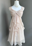 Ndyad Sheath Chiffon Short Prom Dresses, Sleeveless Homecoming Dresses Birthday Dresses HZ1024